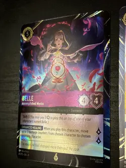 Disneyland Lorcana Exclusive Promos - set of Belle & The Beast Park Promo 2 Card - Image 4
