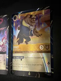Disneyland Lorcana Exclusive Promos - set of Belle & The Beast Park Promo 2 Card - Image 5