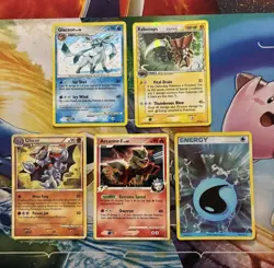 Vintage Pokemon Card Lot Holo Glaceon Kabutops Arcanine - Image 1