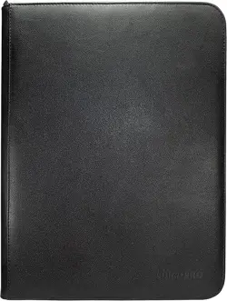 Ultra PRO Vivid 9 Pocket Zippered PRO Binder - Black - Holds 360 Cards - Image 1