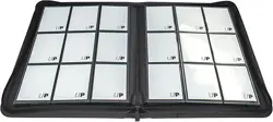 Ultra PRO Vivid 9 Pocket Zippered PRO Binder - Black - Holds 360 Cards - Image 2