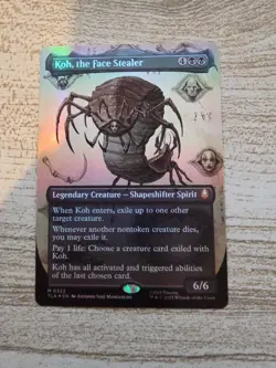 MTG Avatar The Last Airbender Koh, the Face Stealer Borderless Foil 0322 - Image 1