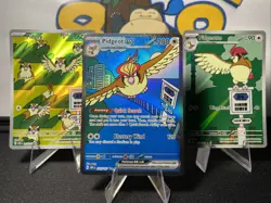 [Evo Line] Pidgeot ex 225/197 Pokemon TCG SV03: Obsidian Flames SIR Holo - Image 1