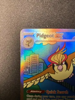 [Evo Line] Pidgeot ex 225/197 Pokemon TCG SV03: Obsidian Flames SIR Holo - Image 3