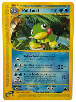 Politoed - Skyridge 25/144 - 2003 WOTC - Pokemon TCG - E Reader - NM - Image 1