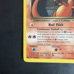 Pokemon Vintage Non-Holo Rare Dark Charizard 21/82 Team Rocket WotC 2000 - Image 5