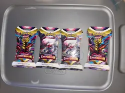 Pokemon Lost Origin Sleeved Booster Lot Of 4 - Image 1