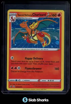 2020 POKEMON SWORD & SHIELD BLACK STAR PROMO #SWSH075 SPECIAL DELIVERY CHARIZARD - Image 1