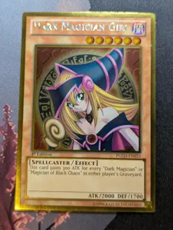 Dark Magician Girl [PGLD-EN033] Gold Rare - 1st Ed - LP - Image 1