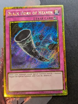 Black Horn of Heaven PGL3-EN035 Gold Secret 1st Edition - Image 1