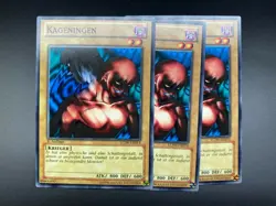 Yugioh - 3x Kageningen - LCJW-DE014 - 1. Auflage - Common - Playset - Deutsch - Image 1