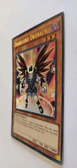 Yugioh Darklord Ukoback DUSA-EN022 Ultra Rare 1st Edition NM - Image 3