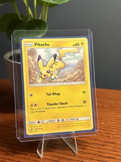 Pokemon SM Burning Shadows Pikachu Card 40/147 Regular Common - Image 1