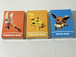 2022 Pokemon Battle Academy 3 Deck Card Bundle Piikachu Cinderace Eevee - Image 2