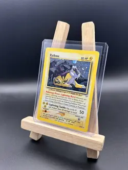 Pokemon TCG Neo Revelation Unlimited Card Raikou 13/64 Holo Rare - LP - Image 2