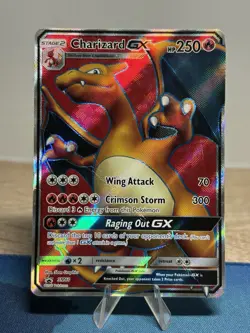 Charizard GX SM60 Full Art Ultra Rare Holo Card Pokemon Black Star Promo SM HP - Image 1