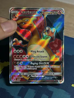 Charizard GX SM60 Full Art Ultra Rare Holo Card Pokemon Black Star Promo SM HP - Image 3