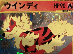 [Swirl] Arcanine Holo 017/092 e-Series Aquapolis Holo MP+ Japanese Pokemon Card - Image 3