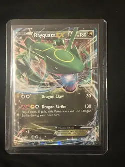 Pokemon TCG Rayquaza EX Roaring Skies Holo Ultra Rare Card 60/108 - Image 1