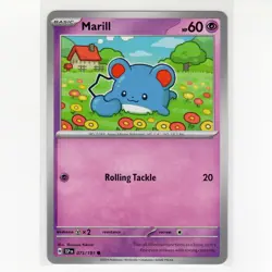 Pokemon TCG Marill 073/191 Sv08: Surging Sparks Regular Common Card EN-NM 2024 - Image 1