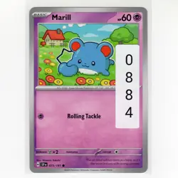 Pokemon TCG Marill 073/191 Sv08: Surging Sparks Regular Common Card EN-NM 2024 - Image 3