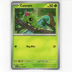 Pokemon TCG Caterpie 001/159 SV: Journey Together Regular Common Card EN-NM 2025 - Image 1