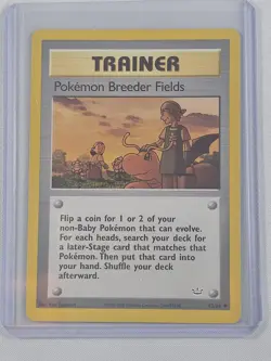 POKEMON BREEDER FIELDS - 62/64 - Neo Revelation - Pokemon Card - Unplayed NM - Image 1
