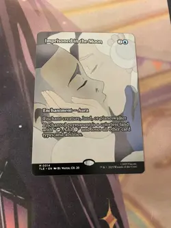 MTG - IMPRISONED IN THE MOON - NM - TLE - BORDERLESS - Image 1