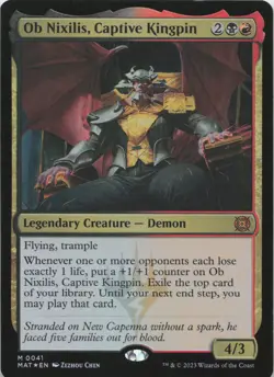 Ob Nixilis, Captive Kingpin - FOIL - M March of the Machine: The Aftermath 41 - - Image 1