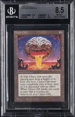 1993 MAGIC: THE GATHERING BETA CHAOS ORB BGS 8.5 - Image 1