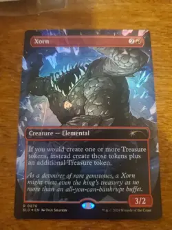 Xorn Rainbow Foil - MTG - Near Mint (Secret Lair - Dungeons & Dragons) D&D - Image 1