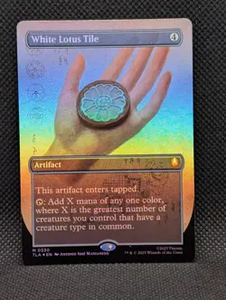 White Lotus Tile - #330 Borderless Foil- Avatar - Mtg - Image 1
