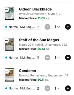 X6 White Commander Must Haves X2 Foil $9.29 Market Value NM/M - Image 5