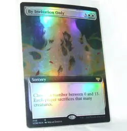 By Invitation Only Borderless Innistrad Crimson Vow Foil Rare MTG - Image 1