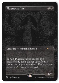 Plaguecrafter (Borderless) (Foil Etched) 1116 SLD MTG NM - Image 1