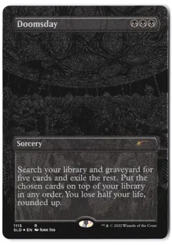 Doomsday (Borderless) (Foil Etched) 1115 SLD MTG NM - Image 1