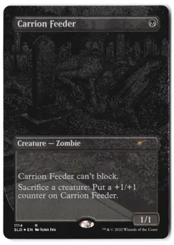 Carrion Feeder (Borderless) (Foil Etched) 1114 SLD MTG NM - Image 1