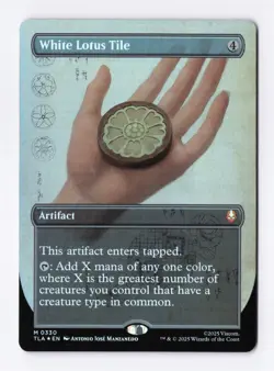 White Lotus Tile (Borderless Foil) 0330 (M) MTG Avatar: The Last Airbender (TLA) - Image 1