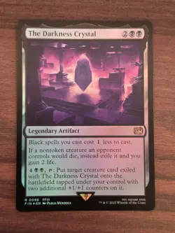 The Darkness Crystal Foil 96 Final Fantasy FIN MTG NM See Video - Image 1