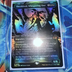 MTG FOIL Sheoldred, Whispering One Showcase - Multiverse Legends #016 - Image 1