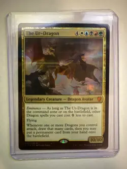 Magic the Gathering - The Ur-Dragon - Commander 2017 - Foil - NM - Image 1