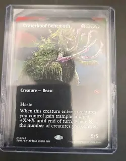 Craterhoof Behemoth (Borderless) Tarkir: Dragonstorm MTG Regular Near Mint - Image 3