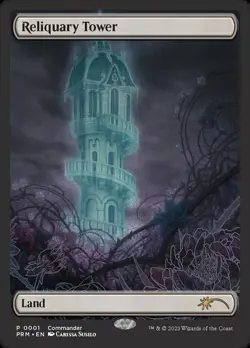 1x Reliquary Tower - Foil - Full Art Light Play MTG Magic - Kid Icarus - - Image 1