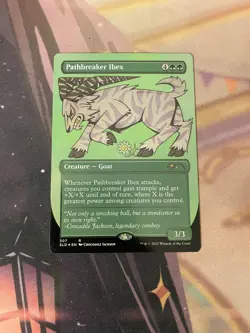 MTG - PATHBREAKER IBEX - FOIL ETCHED - RARE - SECRET LAIR - NM - Image 1