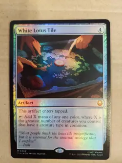MTG White Lotus Tile Foil Avatar: The Last Airbender # 262 NM - Image 1