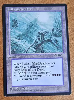 LAKE OF THE DEAD - ALLIANCES - MAGIC THE GATHERING MTG - NM - Image 1