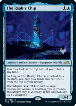 The Reality Chip - Promo Pack: Kamigawa: Neon Dynasty (PPNEO) NM Never Played - Image 1