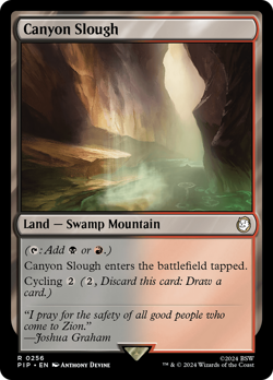 Canyon Slough [Fallout] Magic MTG - Image 1