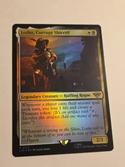 Lotho Corrupt Shirriff FOIL X1 LTR MTG Universes Beyond Lord Of The Rings - Image 1
