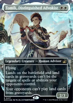 Tomik, Distinguished Advokist (Borderless Foil) Ravnica Remastered - Magic MTG - Image 1